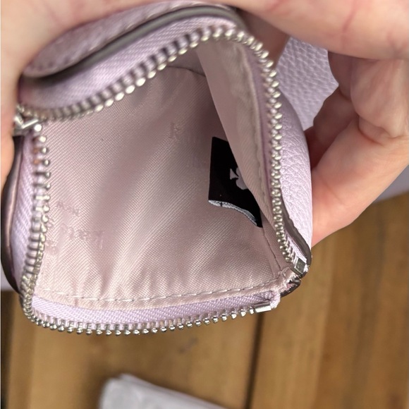 KATE SPADE Emma Shoulder/crossbody Blue & White Bag w/ pouch frozen lilac - Picture 9 of 16